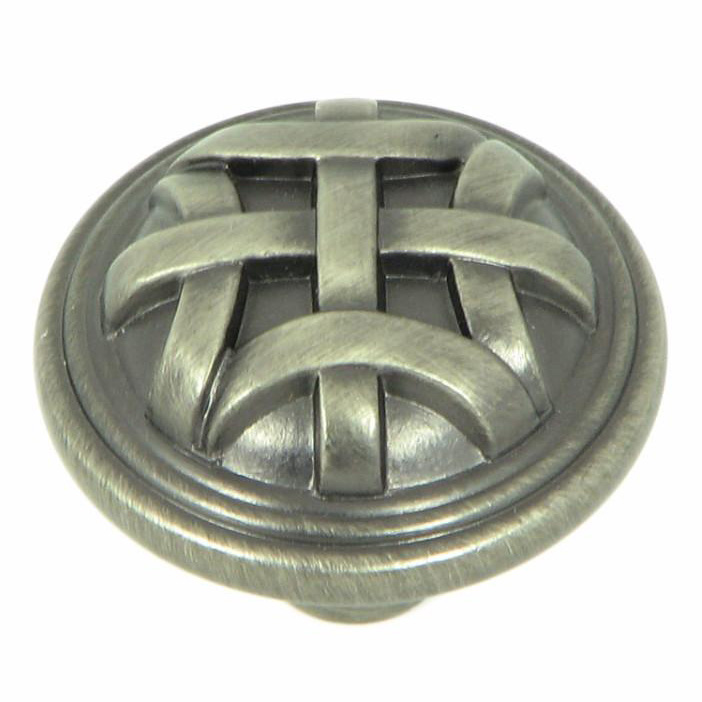 Flory Cabinet Knob in Weathered Nickel 1 pc